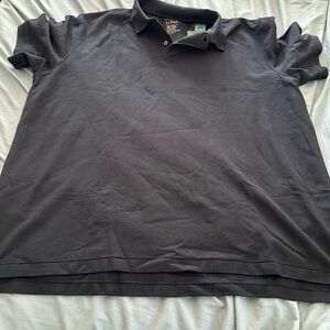 L.L. Bean XXL TALL, black traditional fit polo